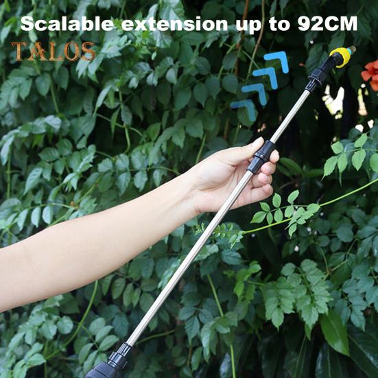 Bateriemi napájený postřikovač 2 galony USB dobíjecí elektrický postřikovač s teleskopickou tyčí 3 režimy postřiku Přenosný batohový postřikovač s popruhem pro zahradu