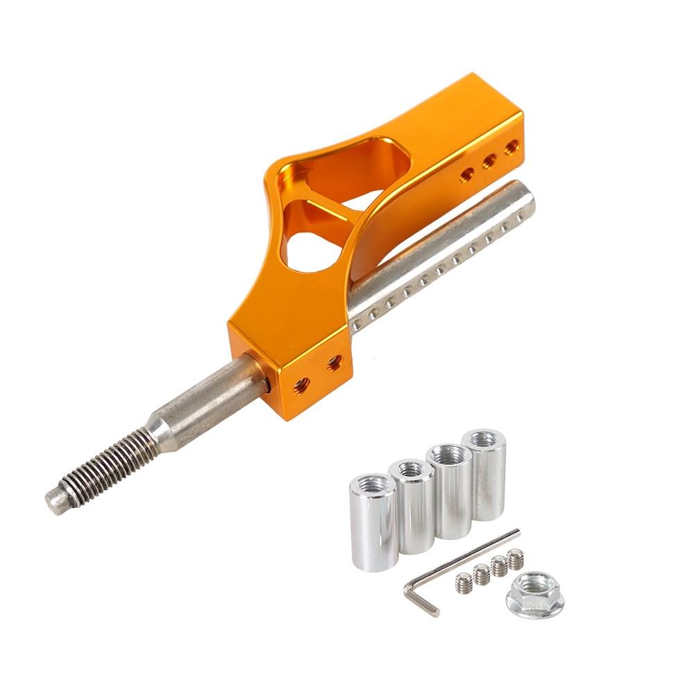 

Новый автомобильный алюминиевый удлинитель ручки переключения передач универсальный регулируемый по высоте удлинитель рычага переключения передач высокое качество золотой