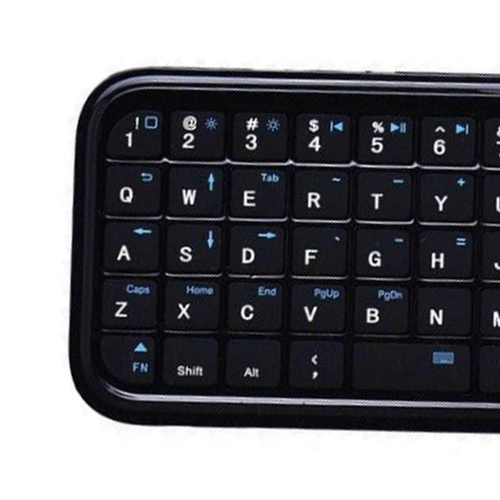 Small Keyboard Bluetooth Wired Dual Mode Compact Portable 300mAh Rechargeable Travel Keyboard for Laptop Tablet Phone