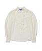 PENFIELD Neck Frill Blouse Ivory_Fs1Wr23F