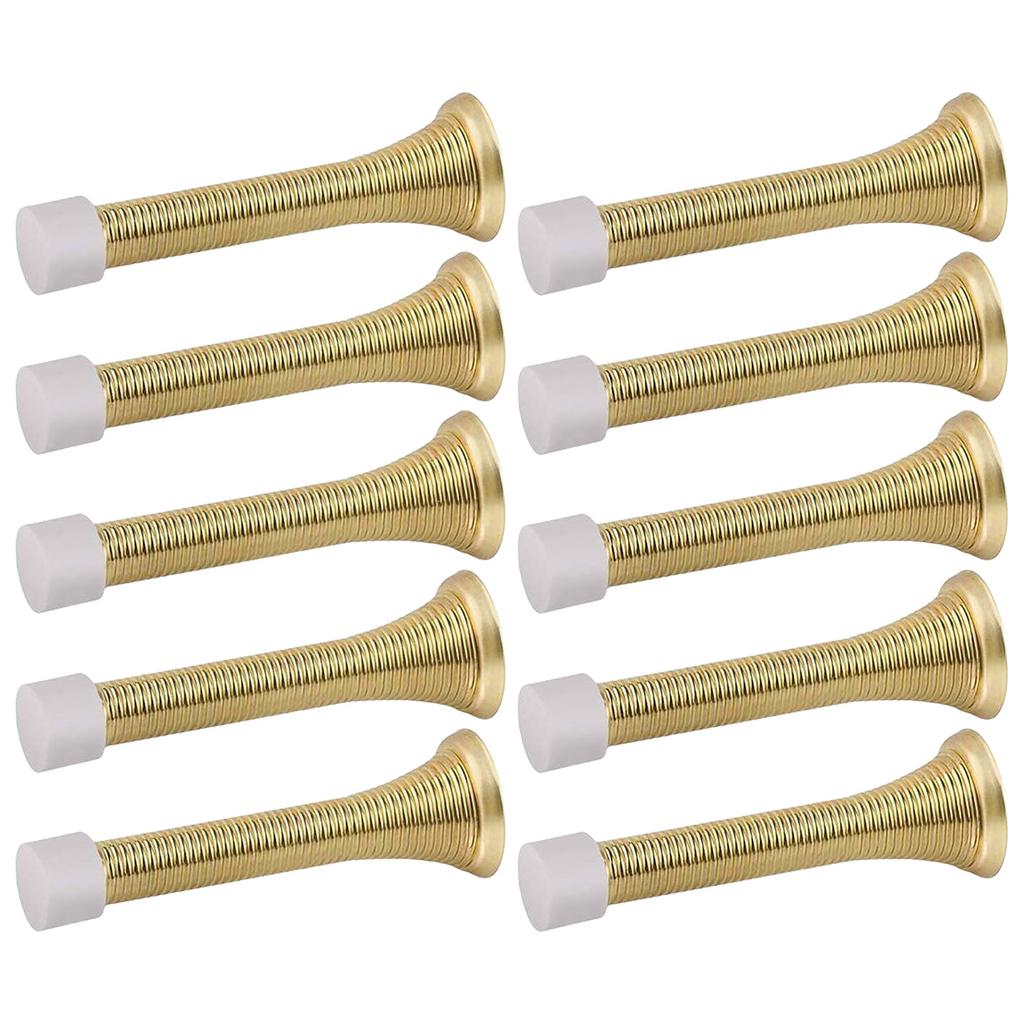US Type Spring Door Stop set 85mm Child Friendly Spring Door Stops Simple Install Prevents Door Slamming in Any Setting