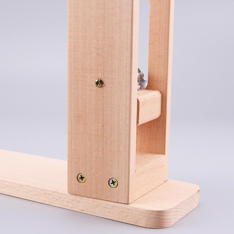 DIY Hand-Sewn Leather Carving Wood Clamp - Imported Beech Wide Clamp