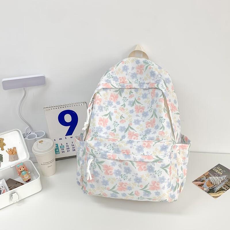 Li Shen Floral Student Backpack