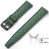 Tropical Silicone Watch Band Quick Release Watch Band 18mm 20mm 22mm Rubber Tropic Smart Watch Strap Waterpfroof Muti-Color