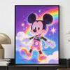Disney Diamonds Mickey Rainbow Sparkle Art Painting Kit Diamond Painting Home DecorFull Drill Kits