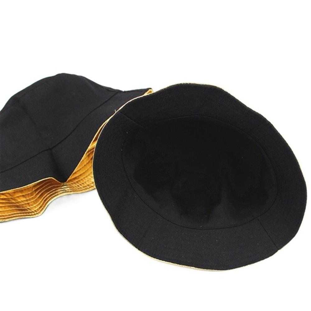 Harajuku Fisherman Hat Solid Color Bucket Cap Simple Sun Hat  Women