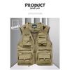 14 Pockets Summer New Men US Tactical Hiking Fishing Vest Mens Photographer Waistcoat Mesh Cargo Sleeveless Jacket Tool Vest