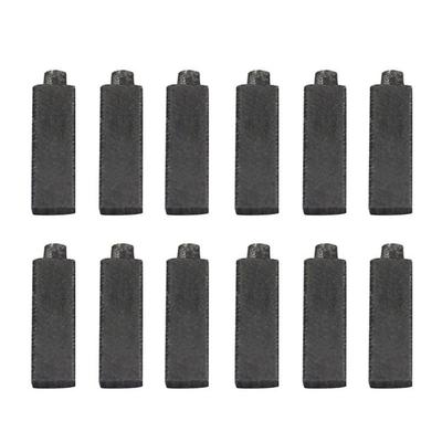 12Pcs Motor Carbon Brush Carbon Brushes Anchors Engine Electric Hair Dryer Generals Set 4x5.5x17mm For Cleaner Extractor