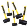 Black American Fiber Handle Rubber Hammer Elastic Hammer Ceramic Tile Floor Leather Hammer Installation Hammer