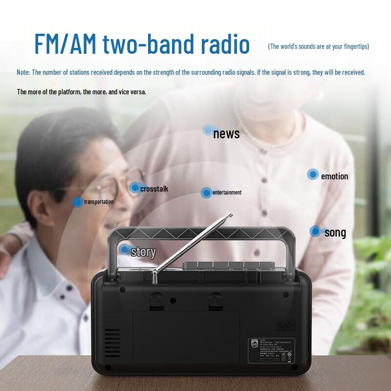 Philips TAR3568 Retro Cassette Player Recorder with USB