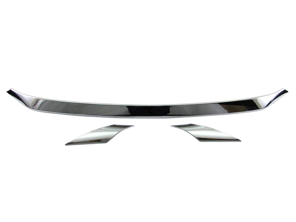 BRIGHTZ Chrome Front Lip Cover for Prius Early ZVW 32640 (50, 51, 55, Model) [FRO-LIP-031] ZVW50, ZVW51, ZVW55, W50, W51, W55,
