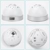 Led Digital Projector Alarm Clock 7 Color Changes Time Display Easy To Set Multi-color Night Light
