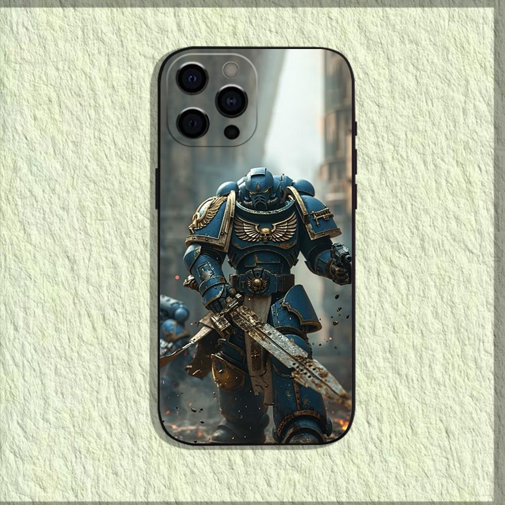 W-Warhammers 40k Game Phone Case For iPhone 16,15,14,13,12,11,Pro,X,XS,Max,XR,Plus,Mini Soft Black Cover