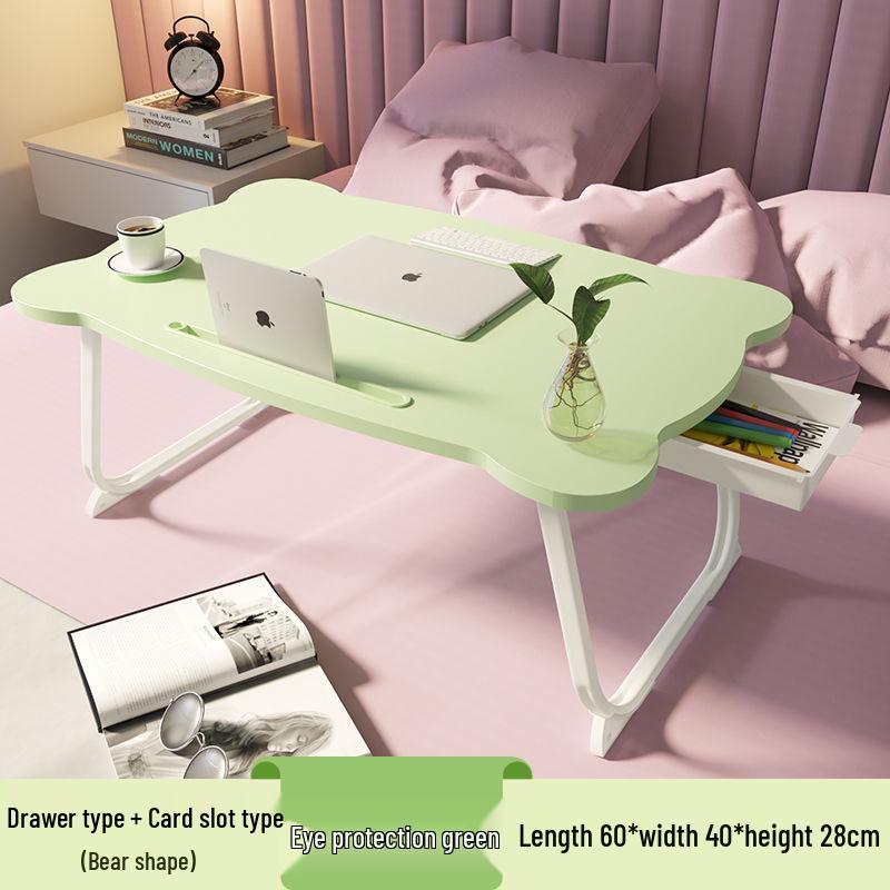 Compact Foldable Bedside Laptop Desk for Dorms and Rentals