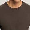 Hanro Long Sleeve T shirT 75053 earThy Ink