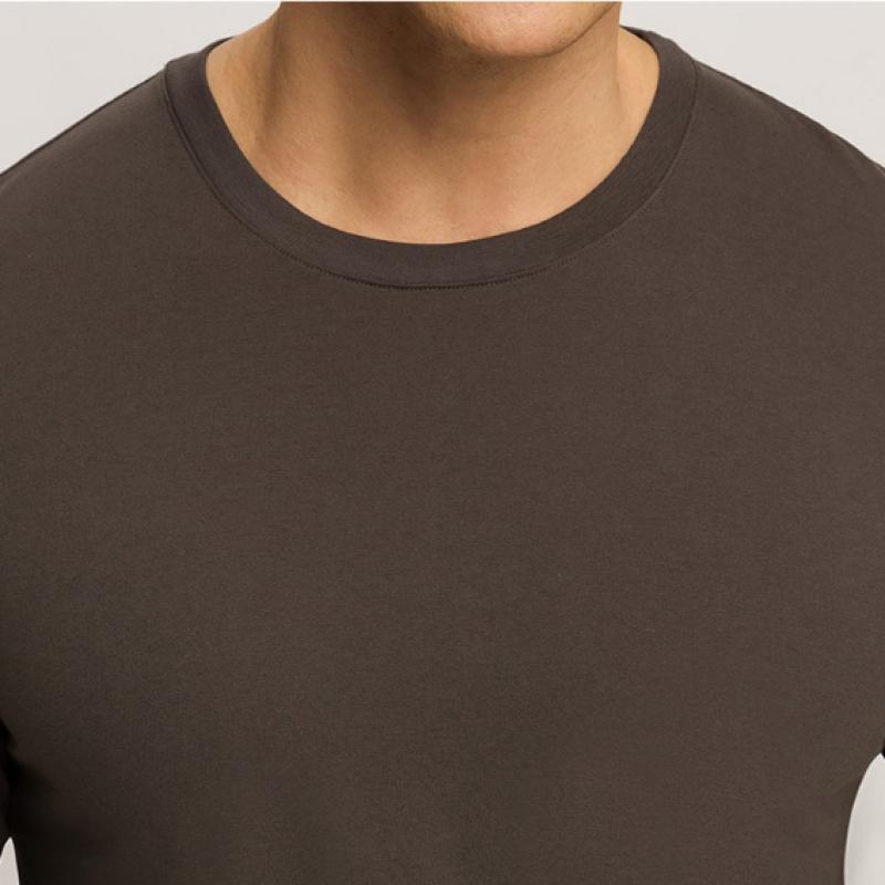 Hanro Long Sleeve T shirT 75053 earThy Ink