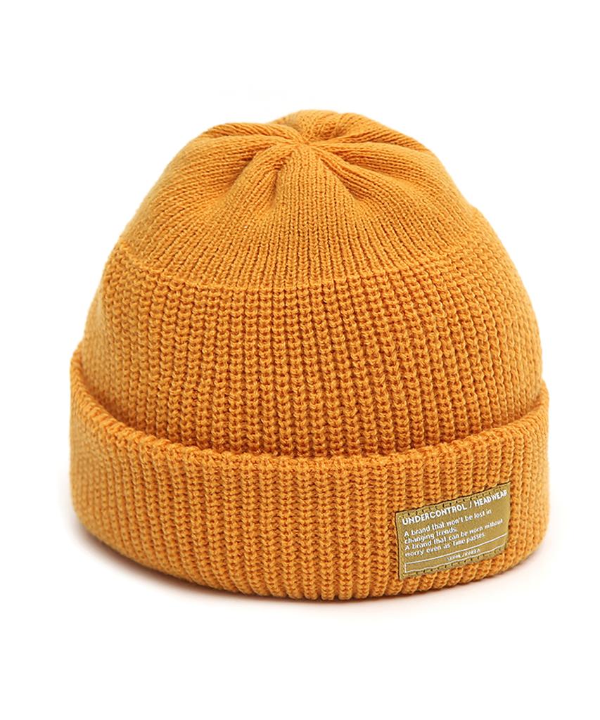 Eondeokeonteulol Winter Short Beanie Beanie / Monk Fit / Mustard