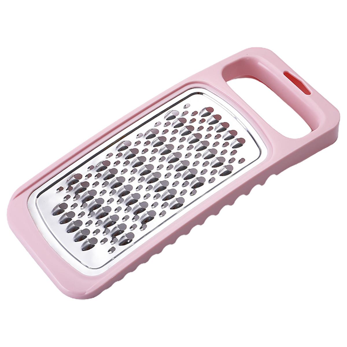 

Овощечистка из нержавеющей стали, двухсторонняя, полезная, портативная, ручная овощерезка розовый