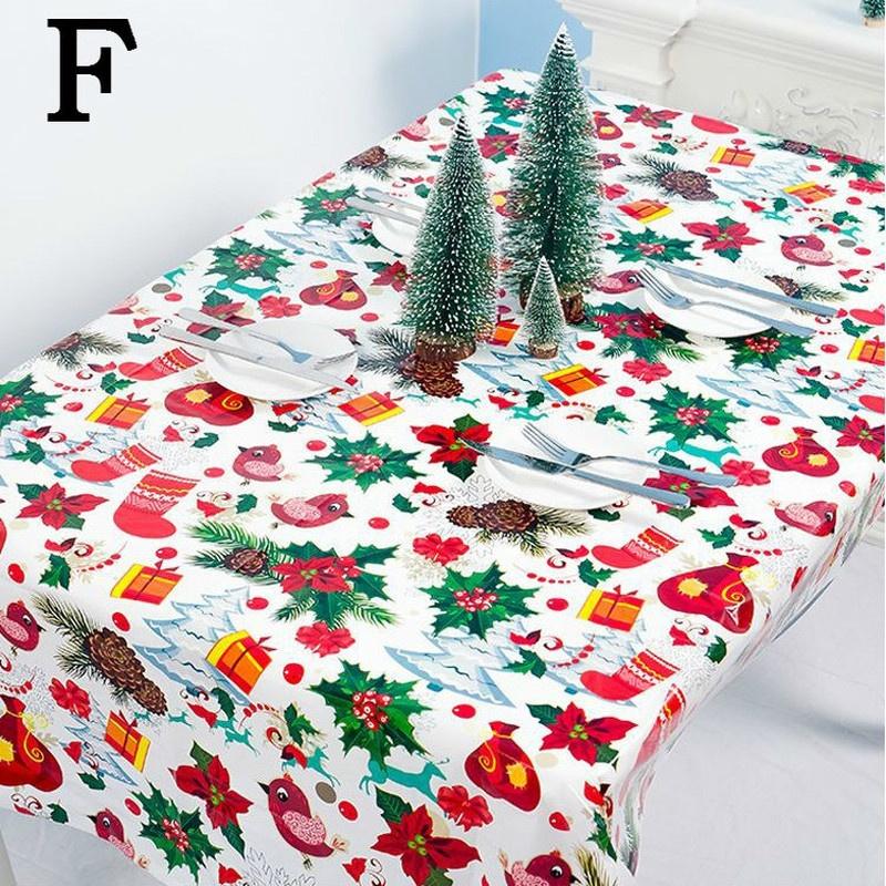 קישוט שולחן מפה חד פעמית קישוטי חג המולד לבית קישוטים עשה זאת בעצמך עיצוב לחג המולד