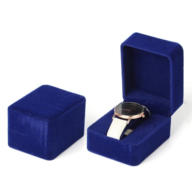 Flannelette Watch Holder Waterproof Storage Box Single Watches Case Jewelry Box