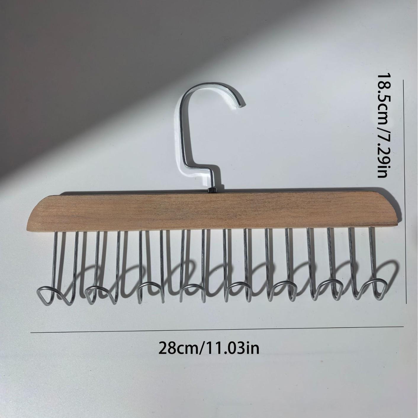 

Solid Wood Hanger Organizer for Underwear, Bras, Tank Tops, and Stockings 1 Piece
