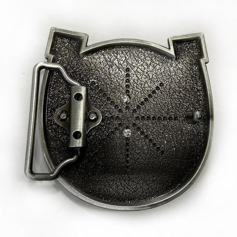 Punk Style Horseshoe Animal Belt Buckle: Fashion Alloy Accessory