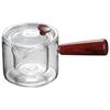 2026 New Clear Glass Teapot Kettle 500ml Stove Top Safe with Lid with Loose Leaf Tea