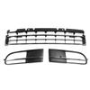 Front Bumper Lower Grille + Fog Light Grill Fit VW Beetle 2012-2016 W/ Chrome