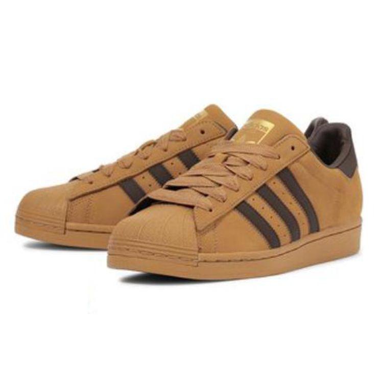adidas Originals Superstar Pohodlné nízké tenisky Unisex tenisky Hnědé ID0993
