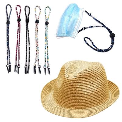Anti-lost Hat Chin Cord Two Hooks Hat Windproof Rope Quality Windproof Hat Strap  Women