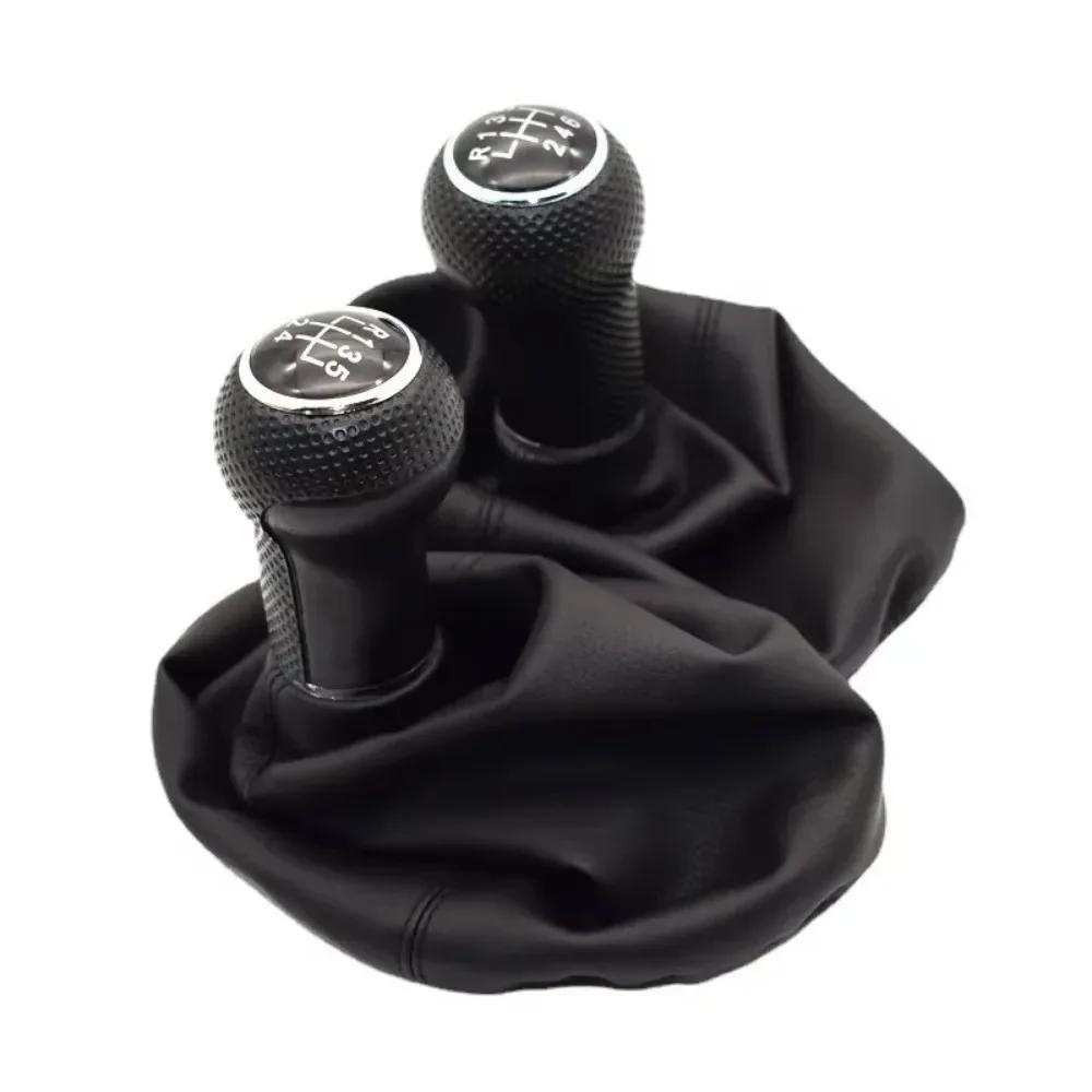 Für Seat Ibiza 1996 1997 1998 1999 2000 2001 5/6-Gang MT Auto Schaltknauf Hebel Schalthebel PU-Leder Für VW Golf MK3 Polo