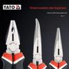 YATO Industrial Needle Nose & Diagonal Cutting Pliers Combo with Wire Strippers