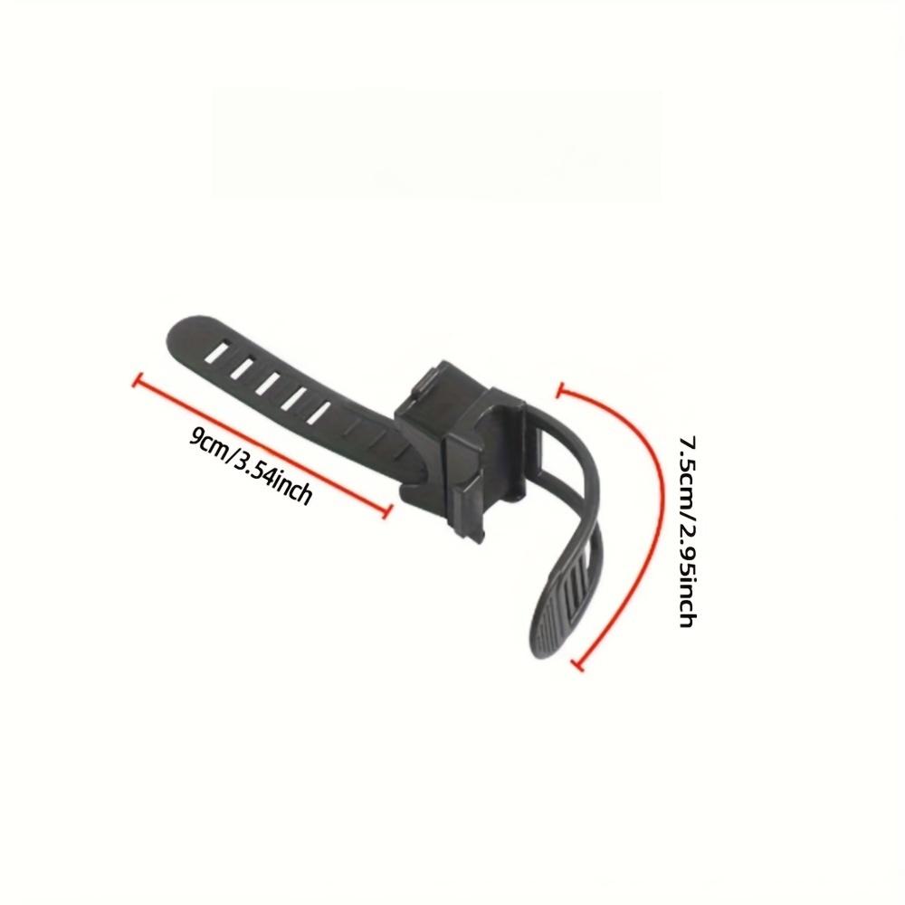 Adjustable Flashlight Holder for Bicycles, Designed for Handlebar Lighting, Perfect for Cycling Additions