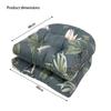 Pack Of 2 Outdoor Chair Cushions For Garden Patios Poolsides U Shape Designs And Polyester PP Cotton Fill