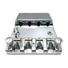 4 String Electric Bass Guitar Bridge Hard Tail Fixed Bass Guitar Bridge Roller Saddles Bridge for Bass Guitar Part
