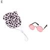 Pet Baseball Cap with Ear Holes Adjustable Cat Sun Protection Hat with Collar/Glasses Accessories for Smalls Cats Dogs