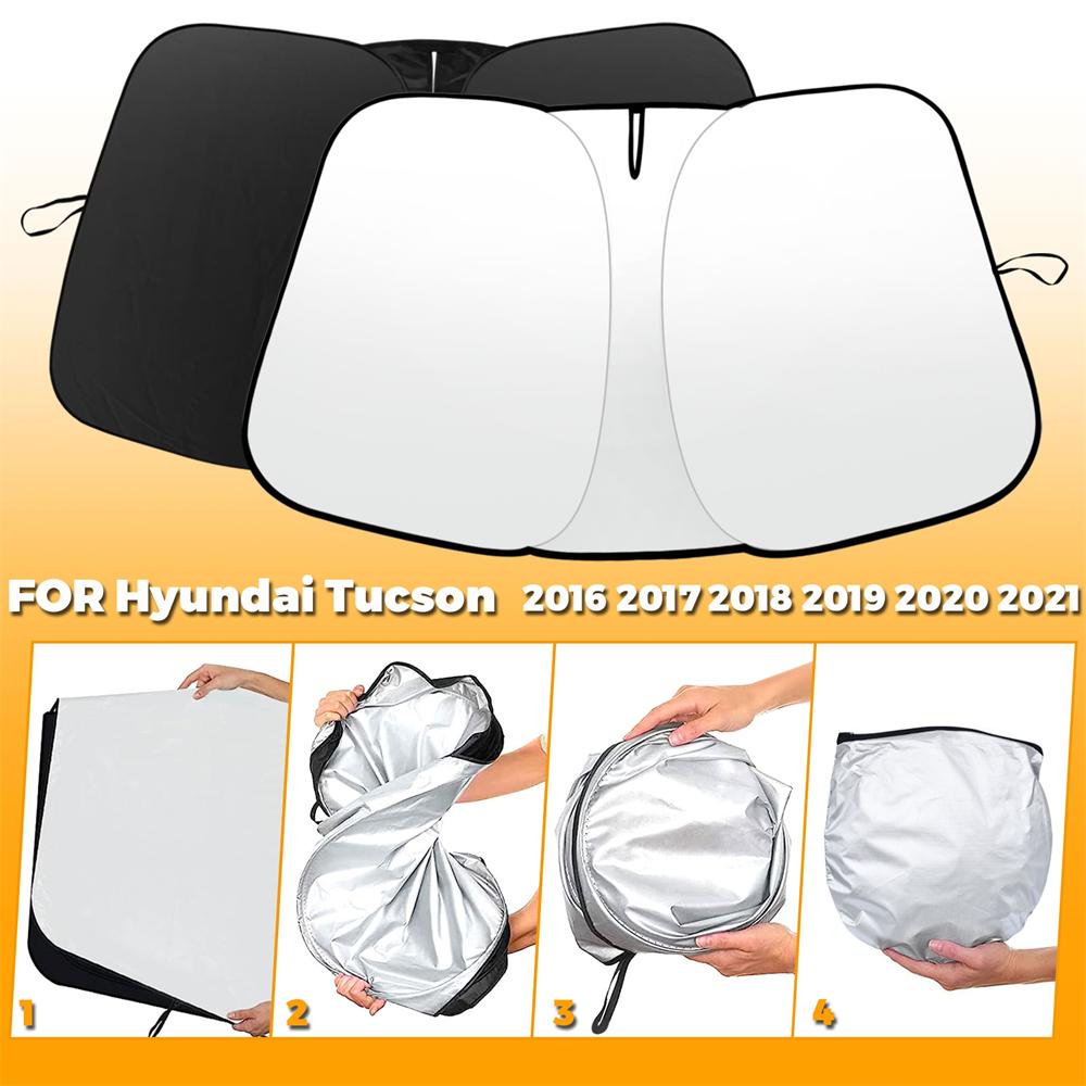 Windshield Sunshade For Hyundai Tucson 2016 2017 2018 2019 2020 2025 Sun Shade Window Sun Visor Blocks UV Rays Protector Cover