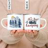 Outdoor Enamel Water Cups, Camping Mug, Campfire Party, Beer Coffee Mugs, Mountain Handle Mug, Best Gifts for Camper Lovers