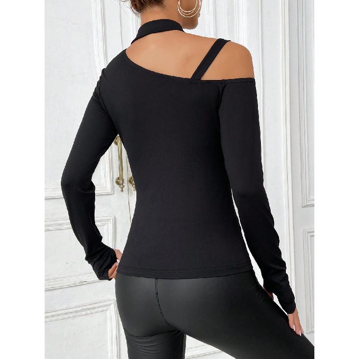 New Women'S Clothing Retro Casual Sexy Daily Fashion Temperament Commuting Business Shirt Long Sleeved Hoodie Top