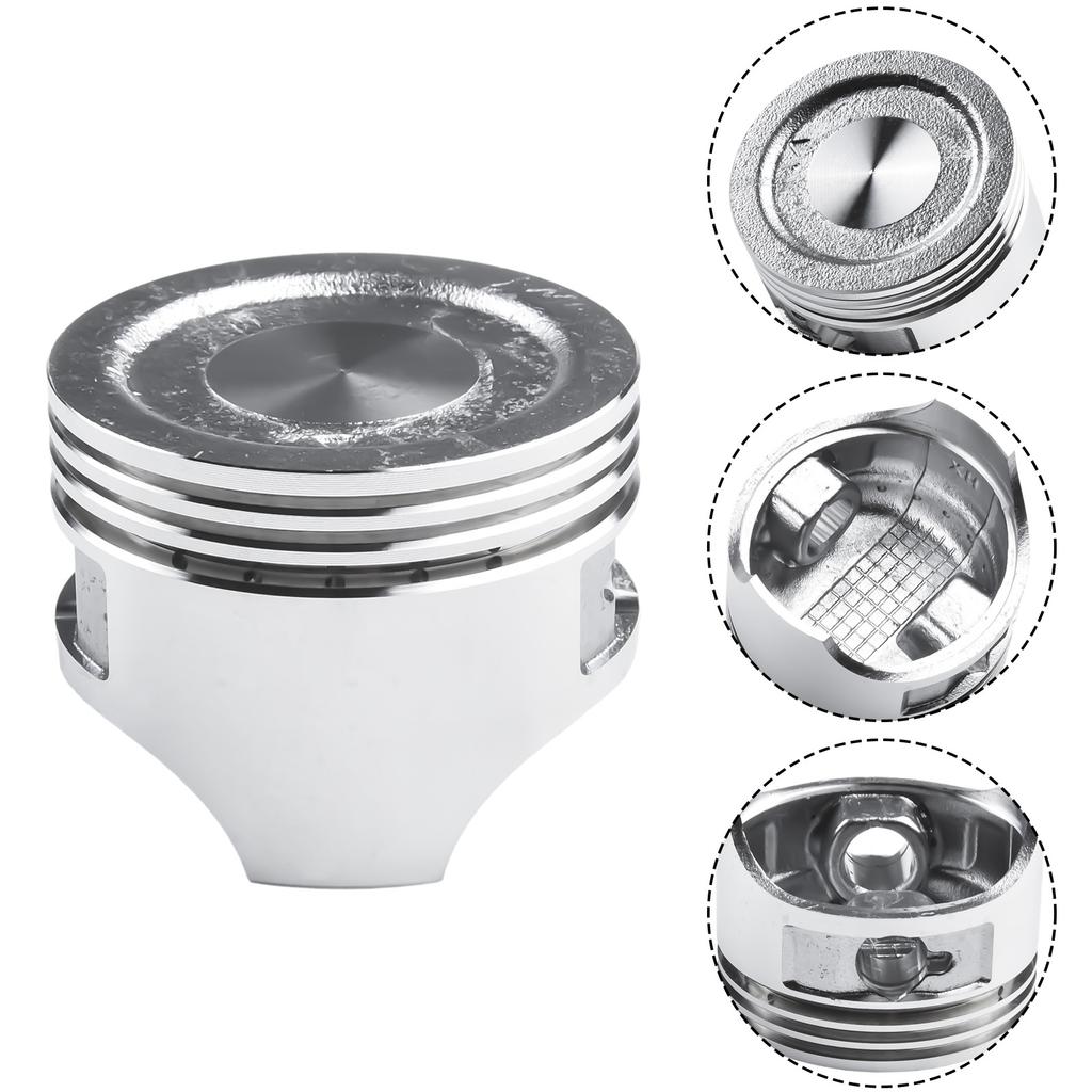Engine For Piston and Ring Replacement Kit for Honda For GX120 60mm Bore Compatible with Part Numbers 13101-ZH7-010 and 4310