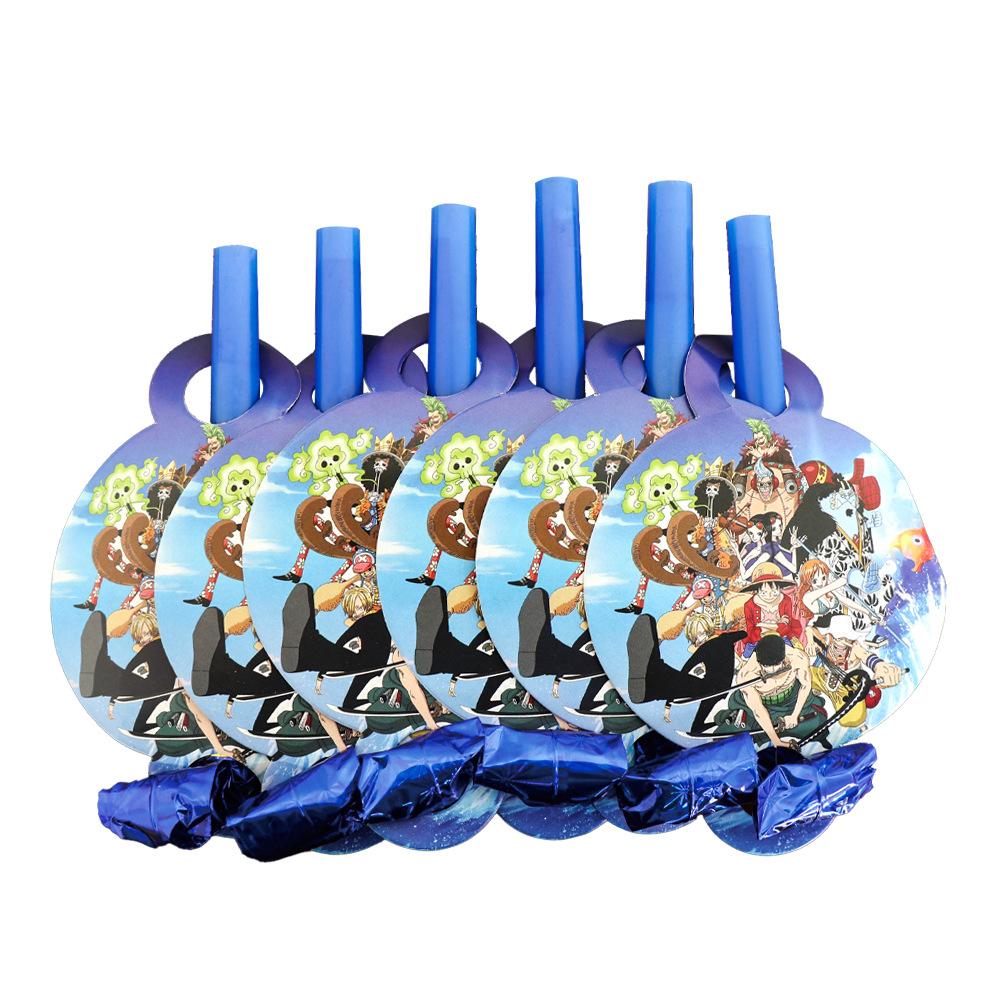 

One Piece Birthday Party Supplies Disposable Tableware Paper Plates Paper Cups Paper Tissue Boys Decoration Children S Day Essential