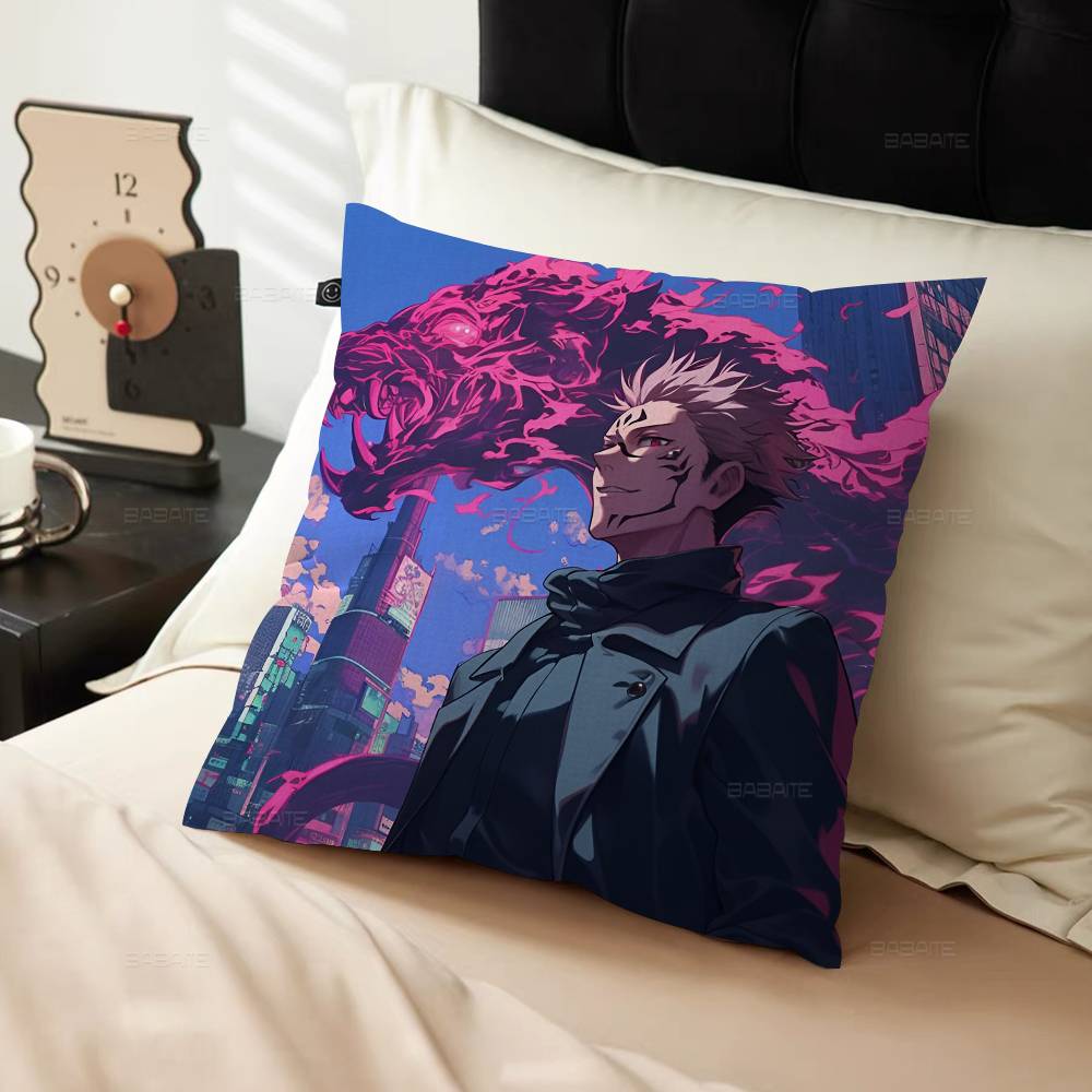Anime Ryomen Sukuna Personalized Pillow Dust Cover Bedroom Kids Party Decoration Pillowcase Birthday Children Gift
