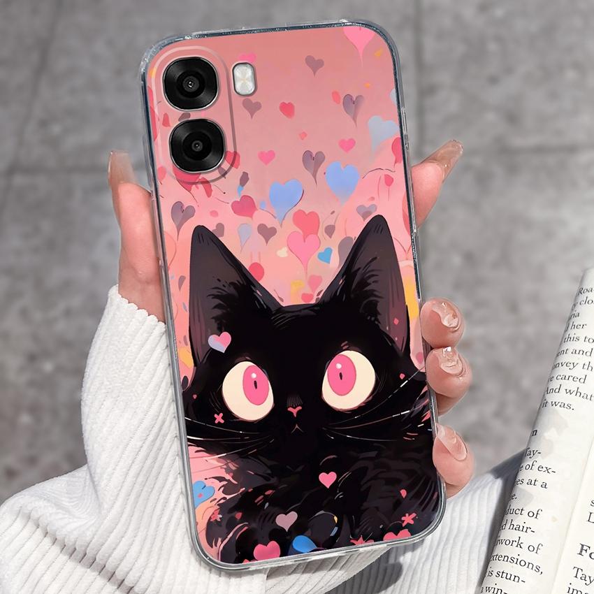 Kompatibilní Pro Oppo A6x A5x A6 Pro A39 K12x Kryt na telefon Roztomilý vzor Malý princ Měkké průhledné silikonové pouzdro s chráničem objektivu Pro Oppo Nárazníkové pouzdro