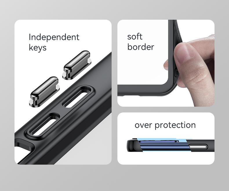 For OPPO Reno 7 5G Case For OPPO Reno 7 Pro 5G Cover Funda Hard Translucent Soft Frame Shockproof Clear Case OPPO Reno 7 5G