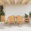 VidaXL Garden Dining Set 7 Pcs Solid Teak Wood 3157918