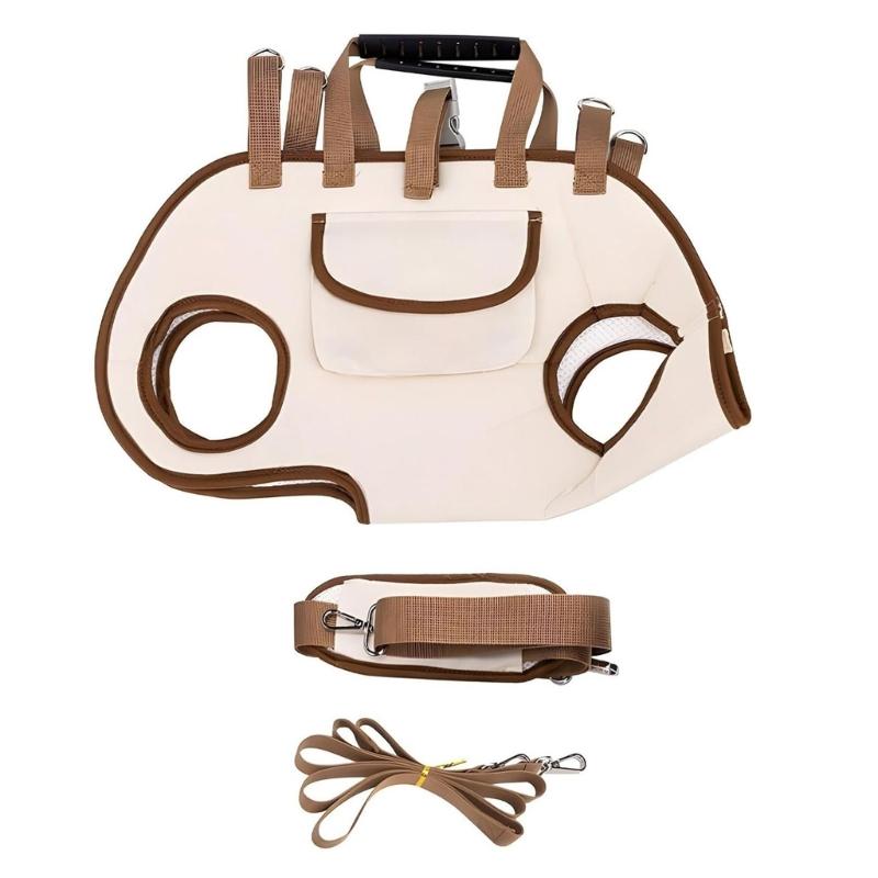 

Pet Handbag Cats Carriers Bag Soft Big Capacity with Window Breathable Pet Carriers Sightseeing Bag S коричневый