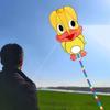 Polyester Soft Duck Kite With Glassfiber Frame For Childrens Outdoor Play