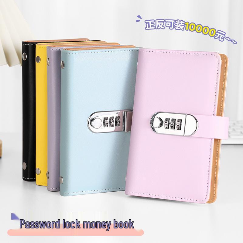 Waterproof Cash Savings Book: Large Capacity Money Storage Album & Banknote Clip
