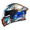 Smart Motorcycle Helmet with Flip-up Taillight for All-Season Off-road Riding