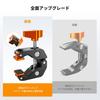 CONCEPT Super 125g with Rotating Mount Inch Screw Maximum Clamping Width Silicone Attaches to Compatible with LED Smartphone Action Aluminum Load